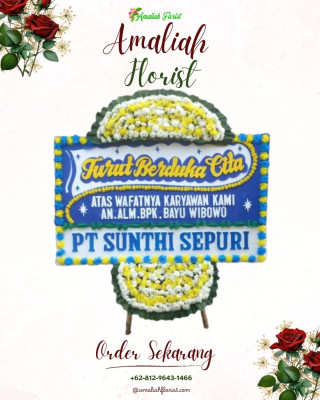 Papan Bunga Duka di Sirnasari